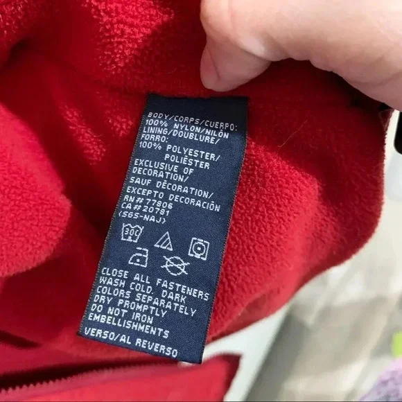 Vtg Tommy Hilfiger 90’s Windbreaker kids Jacket,Y2K Jacket Size M - Picture 5 of 8